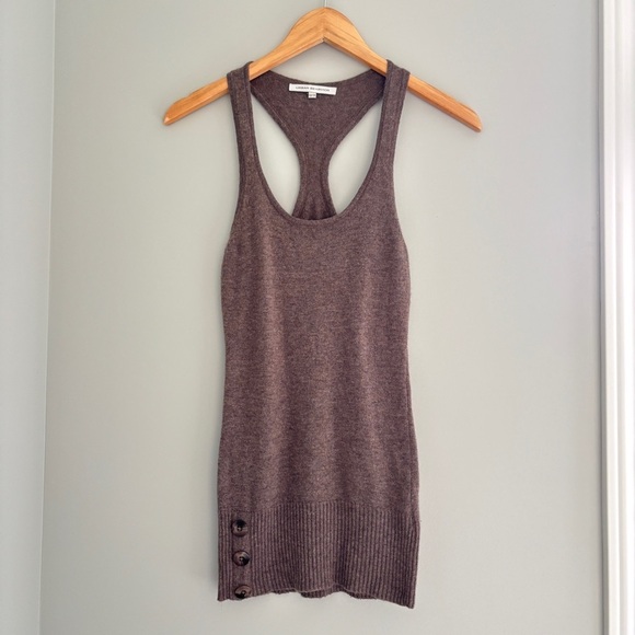 Urban Behavior Womens Size XS Knitted Tank Racerback Quiet Luxury Office Chic - Picture 1 of 12